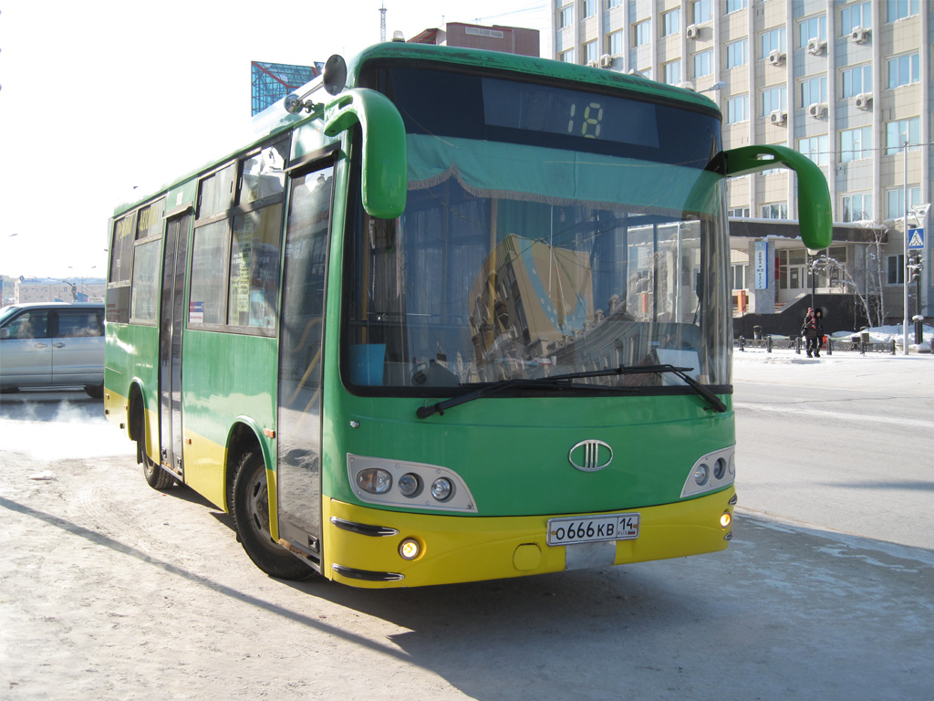 Саха (Якутия), Mudan MD6825FDJ1 № О 666 КВ 14