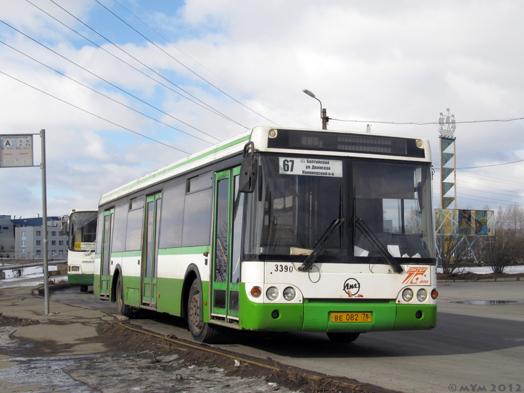 Санкт-Петербург, ЛиАЗ-5292.20 № 3390