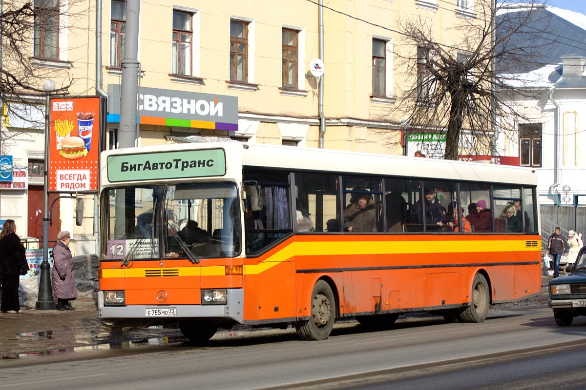 Владимирская область, Mercedes-Benz O405 № Е 785 МО 33