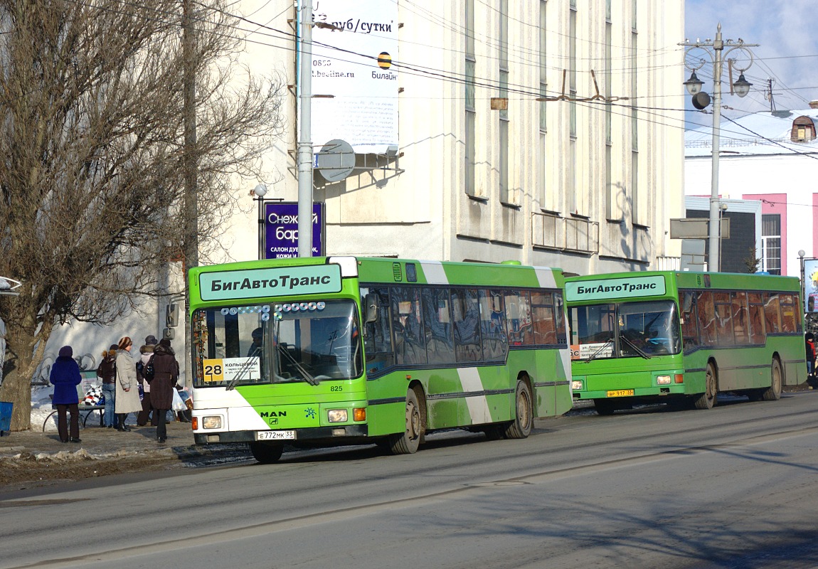 Владимирская область, MAN A10 NL202 № Е 772 МК 33