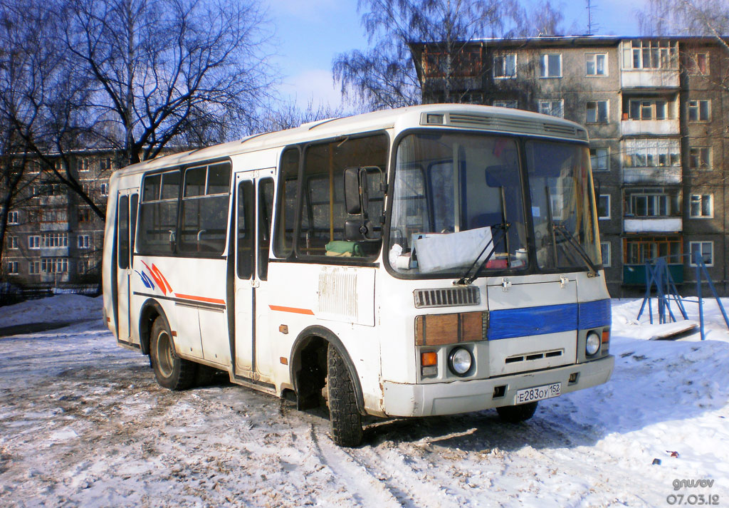 Нижегородская область, ПАЗ-32054 № Е 283 ОУ 152