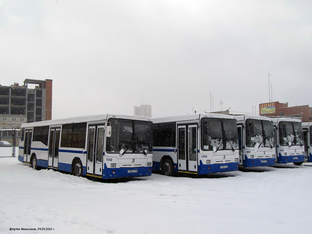 Sverdlovsk region, NefAZ-5299-30-32 # 1048; Sverdlovsk region — Bus enterprise №3