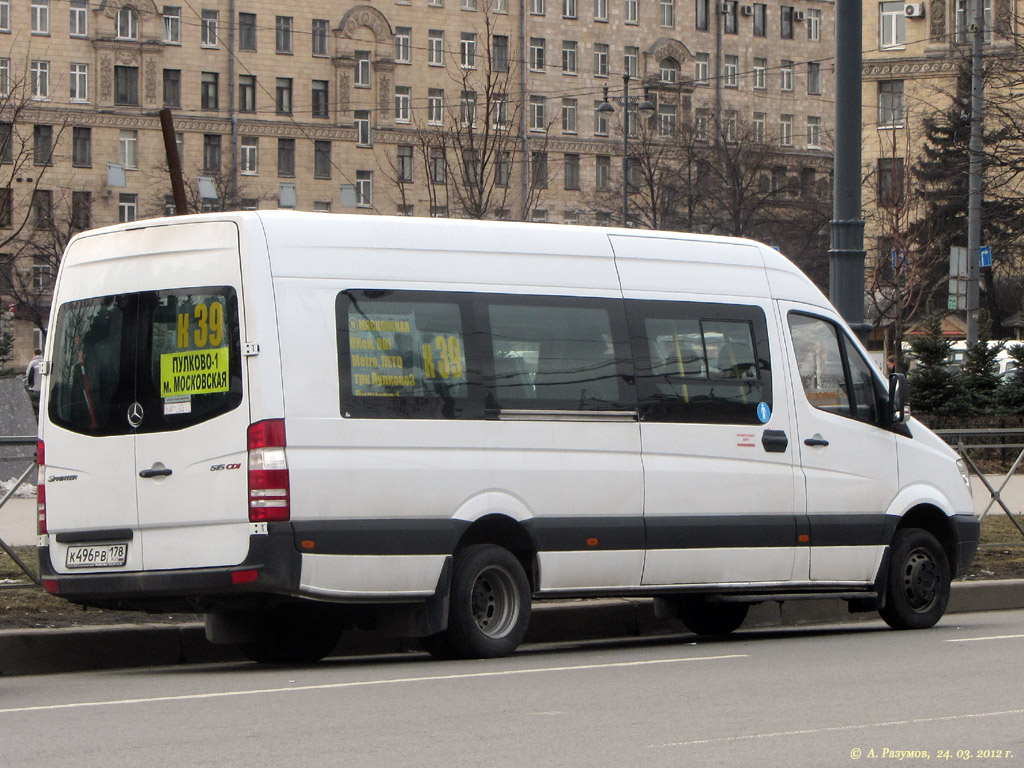 Санкт-Петербург, Луидор-22360C (MB Sprinter) № К 496 РВ 178