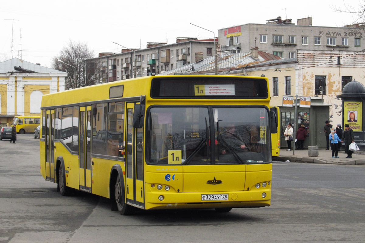 Санкт-Петербург, МАЗ-103.465 № В 329 АХ 178