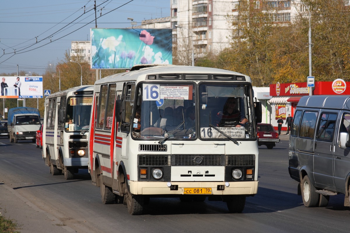 Томская область, ПАЗ-3205-110 № СС 081 70