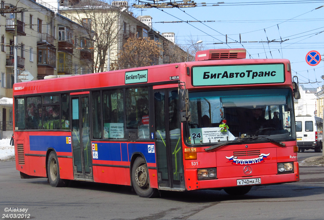 Obwód włodzimierski, Mercedes-Benz O405N2 Nr Х 740 МА 33