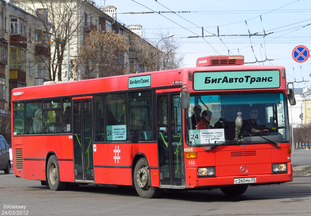 Владимирская область, Mercedes-Benz O405N2 № С 260 МН 33