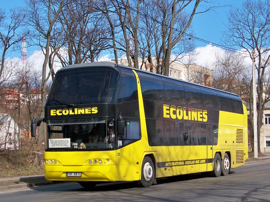 Латвия, Neoplan PB2 N1122/3L Skyliner L № 231