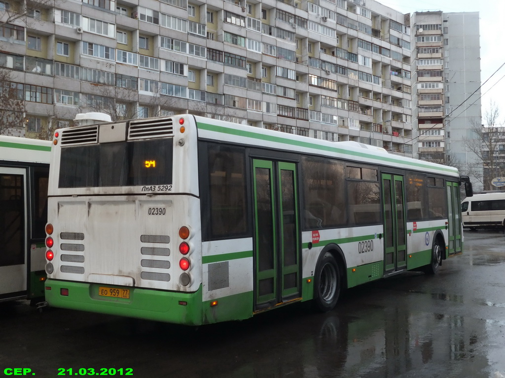 Москва, ЛиАЗ-5292.22 (2-2-2) № 02390