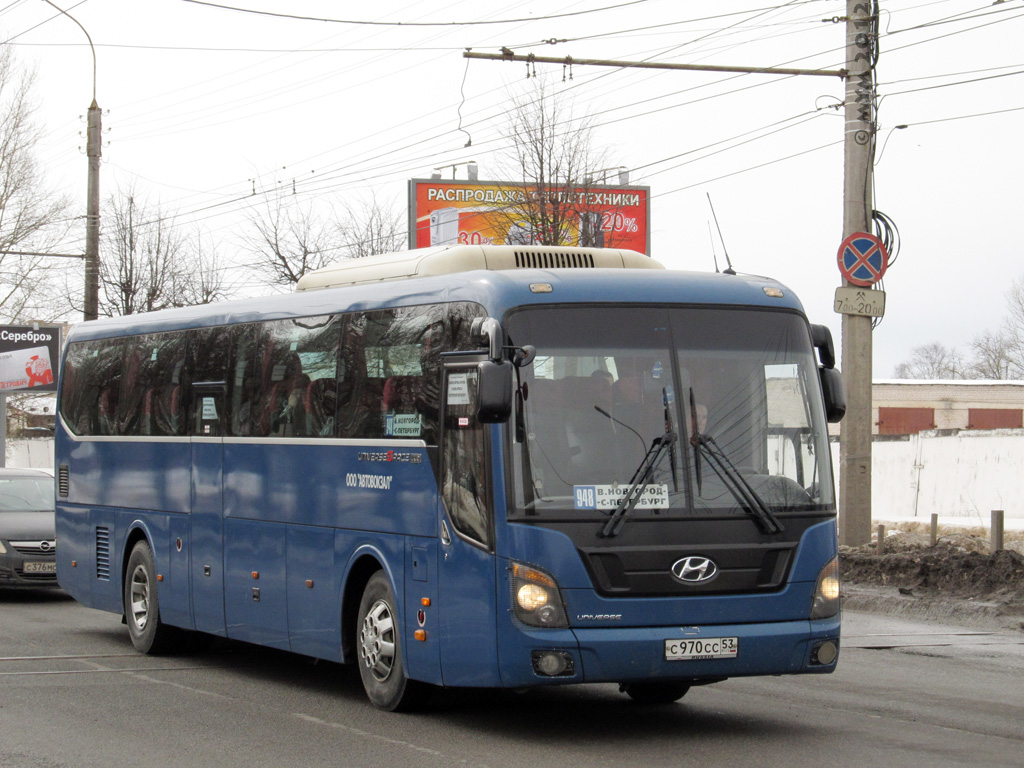 Новгородская область, Hyundai Universe Space Luxury № С 970 СС 53