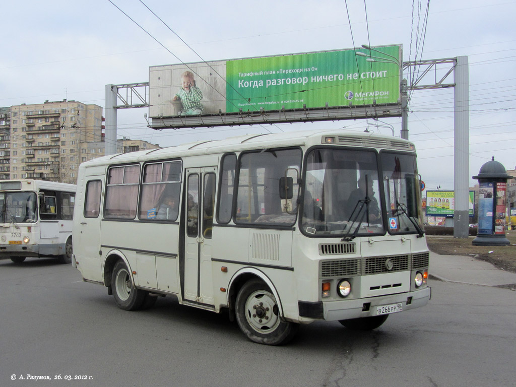 Санкт-Петербург, ПАЗ-32053-110-07 № В 266 РР 98