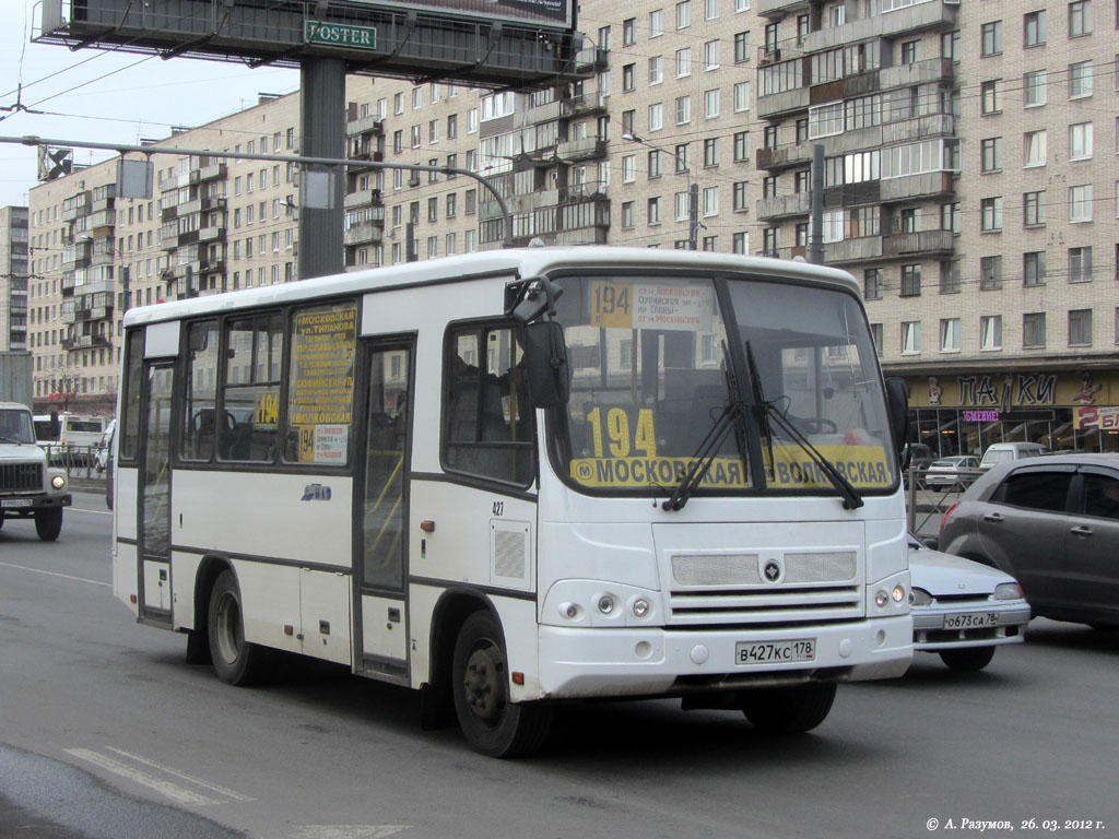 Санкт-Петербург, ПАЗ-320402-05 № 427