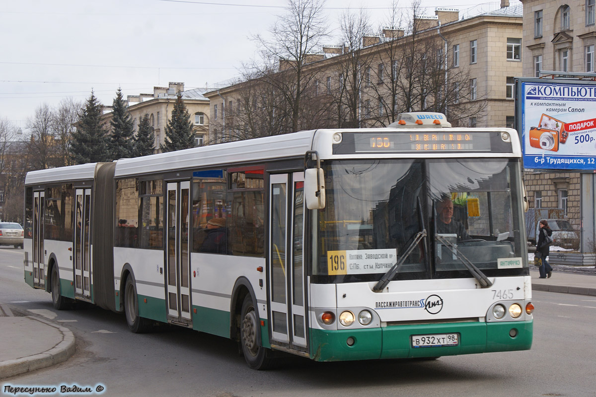 Санкт-Петербург, ЛиАЗ-6213.20 № 7465