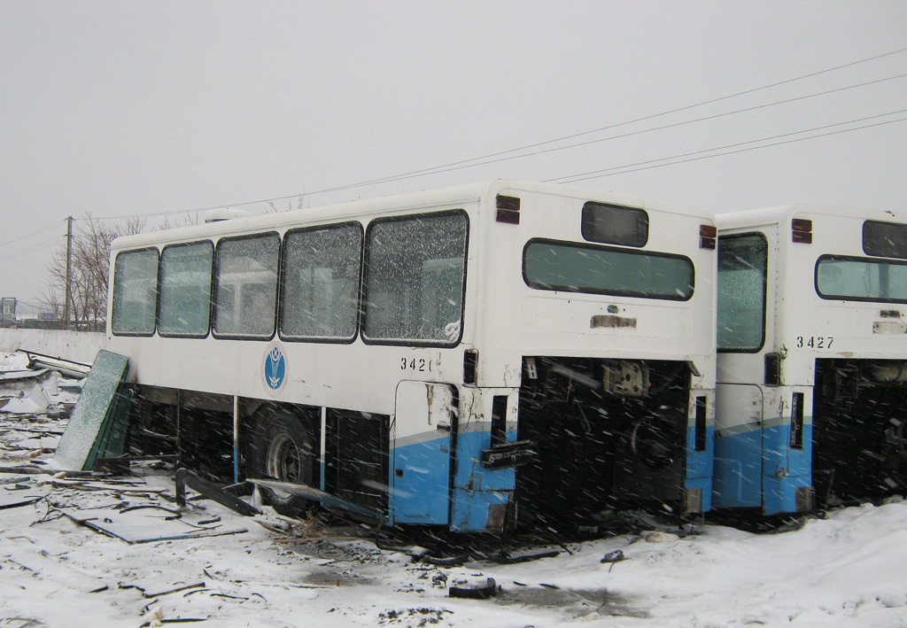 Αστάνα, Scania CN113ALB # 3420; Αστάνα, Scania CN113ALB # 3427; Αστάνα — Bus depot