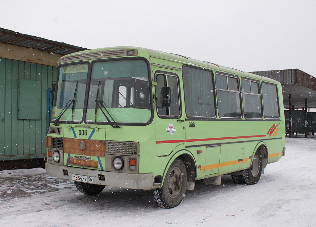 Оренбургская область, ПАЗ-32054 № 006