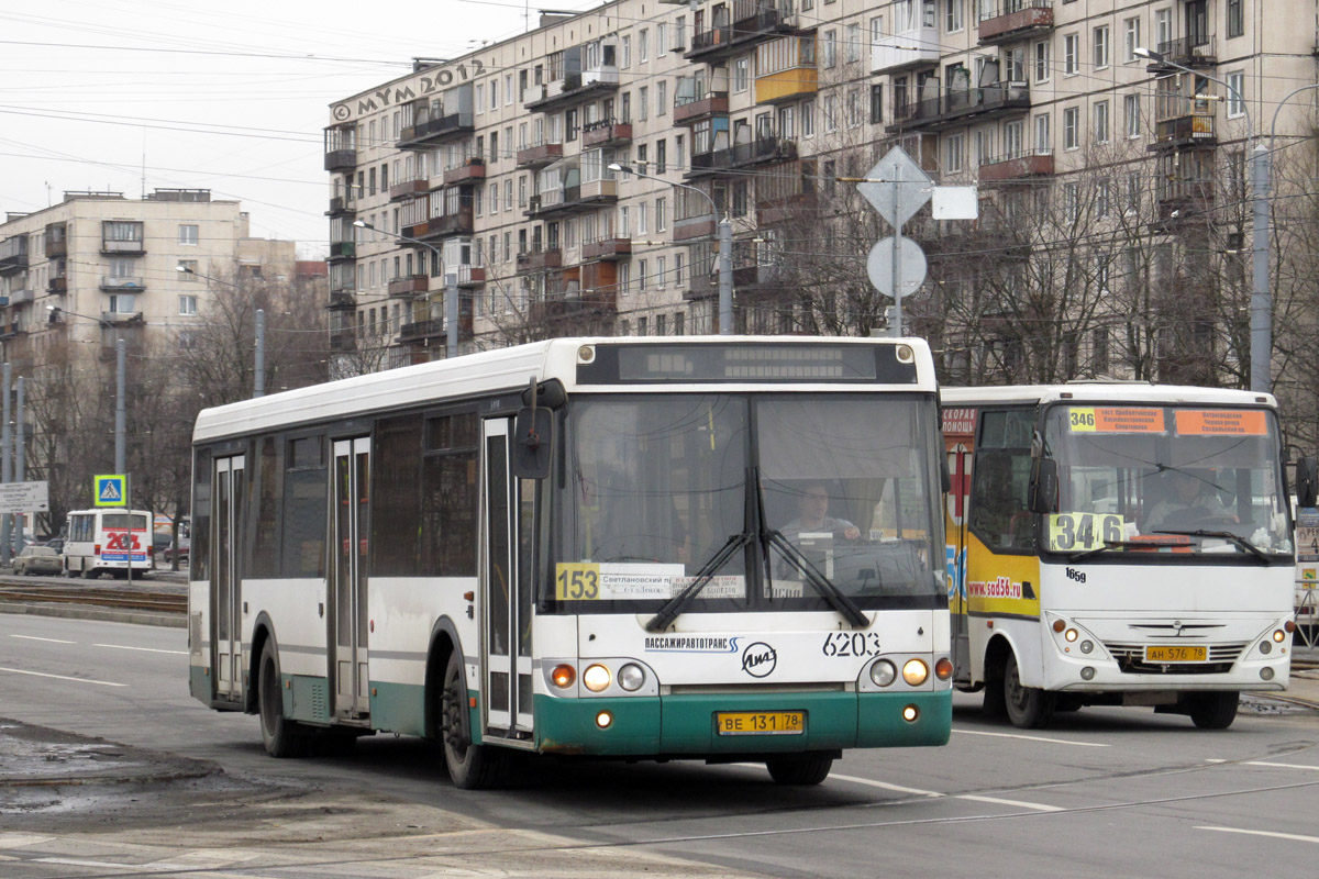 Санкт-Петербург, ЛиАЗ-5292.20 № 6203