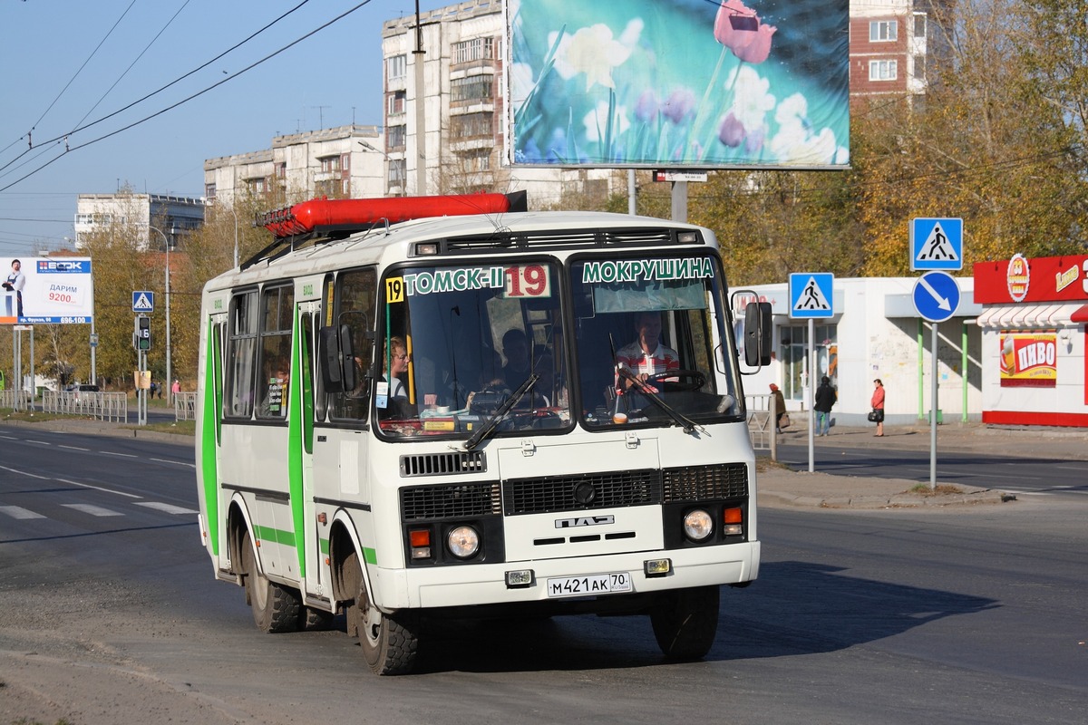 Томская область, ПАЗ-32054 № М 421 АК 70