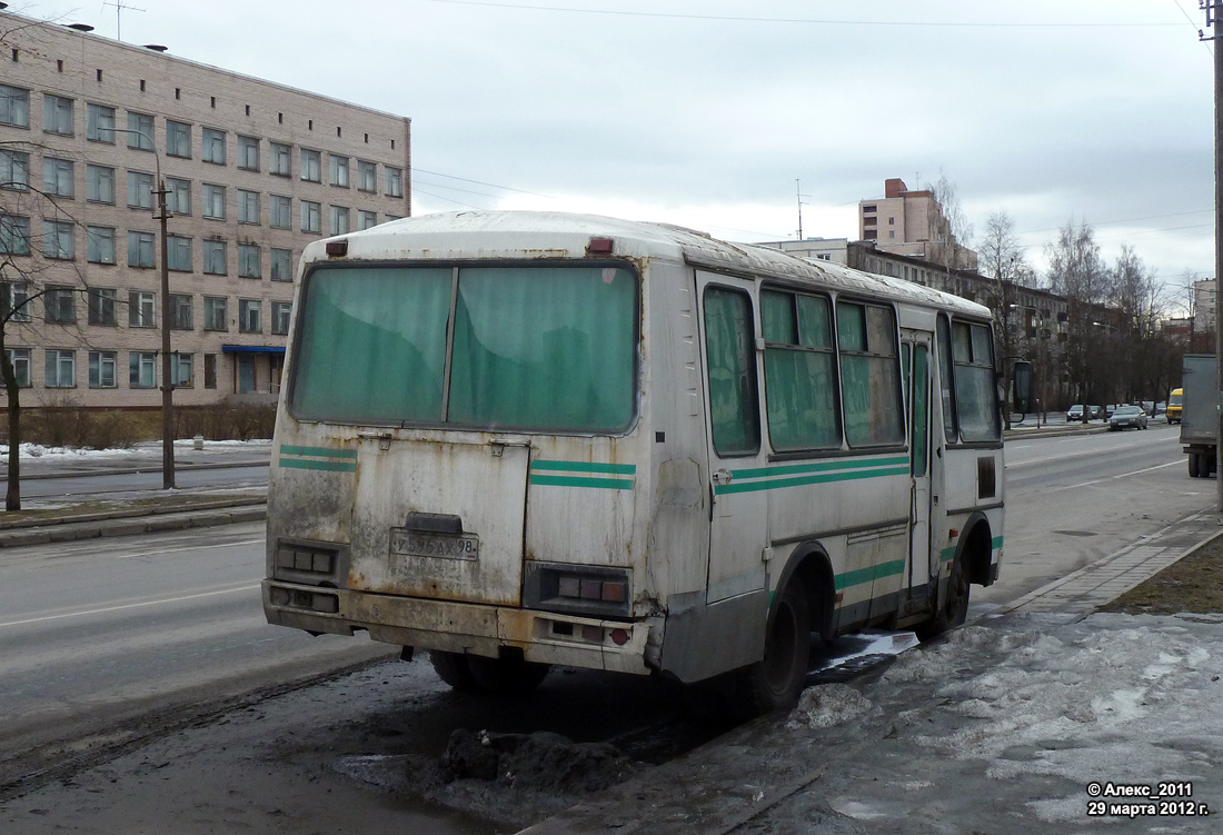 Санкт-Петербург, ПАЗ-3205-110 КТ-201Б № У 596 АХ 98