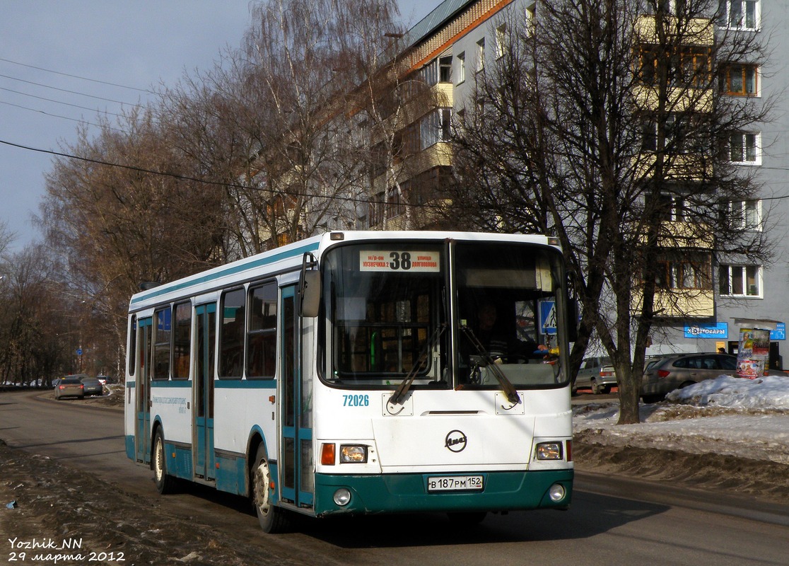 Нижегородская область, ЛиАЗ-5256.26 № 72026