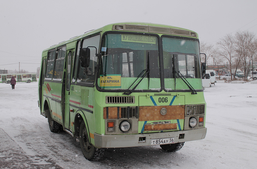 Оренбургская область, ПАЗ-32054 № 006