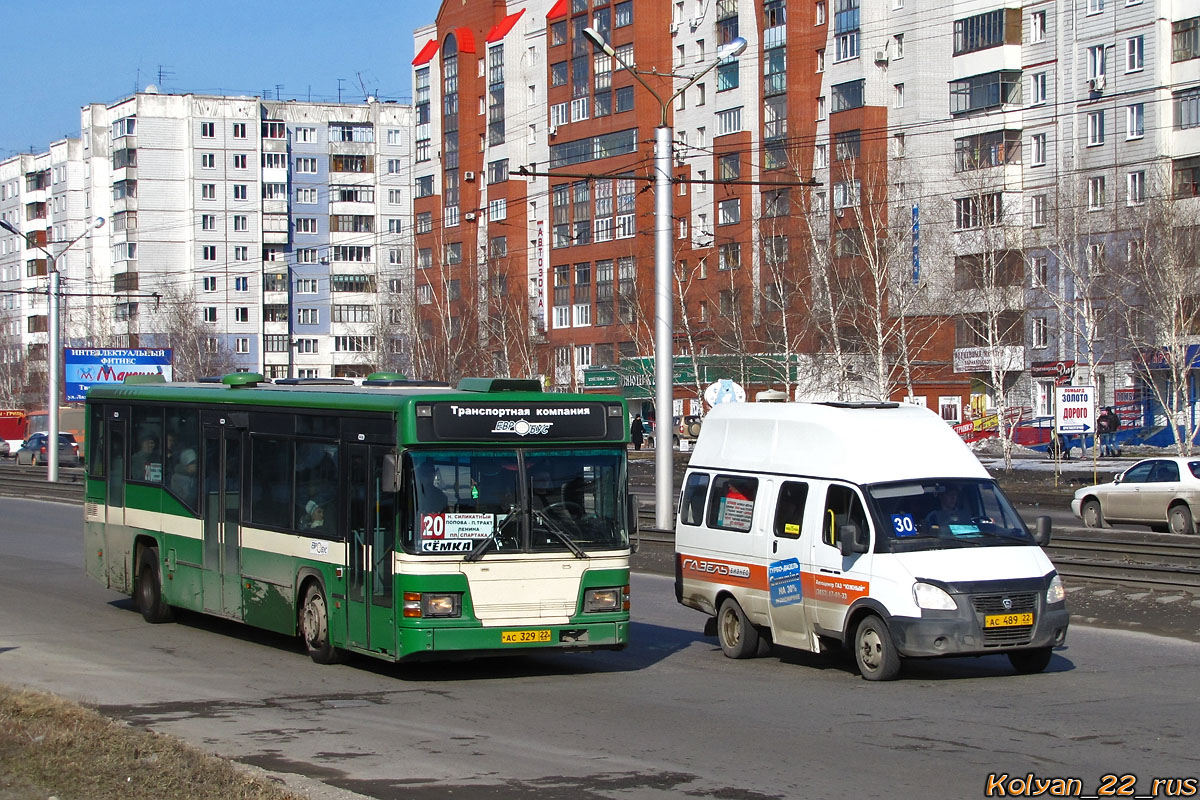 Altayskiy kray, Scania CN113CLL MaxCi # АС 329 22; Altayskiy kray, Luidor-225000 (GAZ-322133) # АС 489 22; Altayskiy kray — Miscellaneous photos