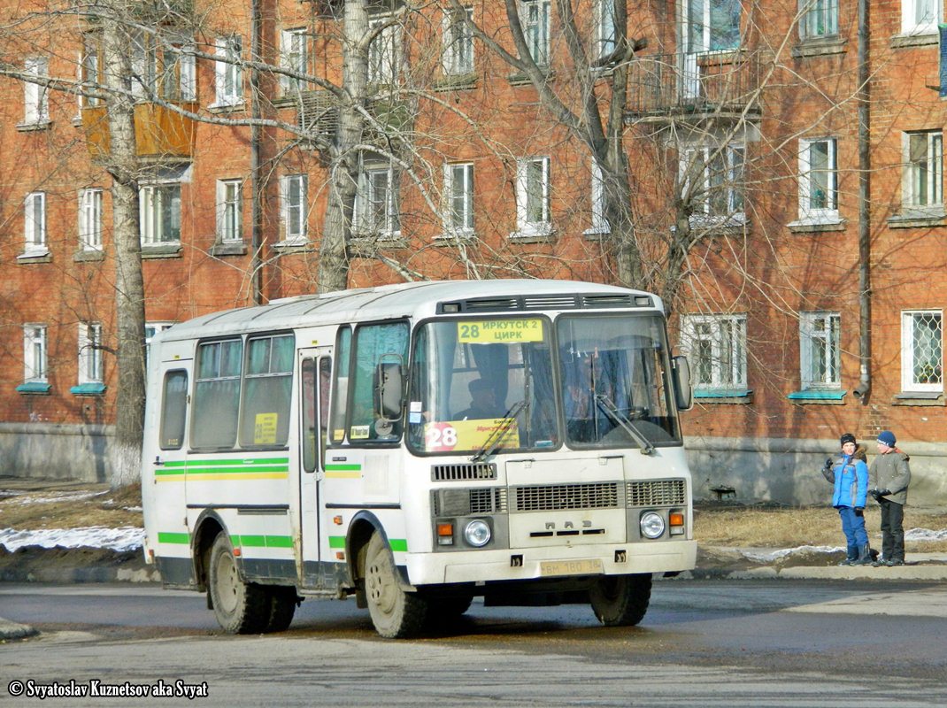 Иркутская область, ПАЗ-3205-110 № ВМ 180 38