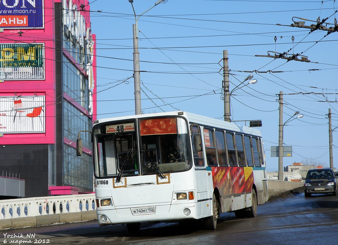 Нижегородская область, ЛиАЗ-5256.26 № 61060