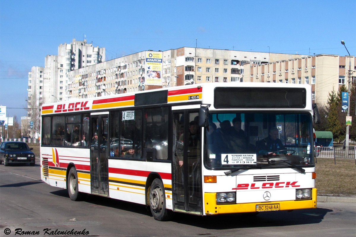 Lvov region, Mercedes-Benz O405N2 # BC 3248 AA