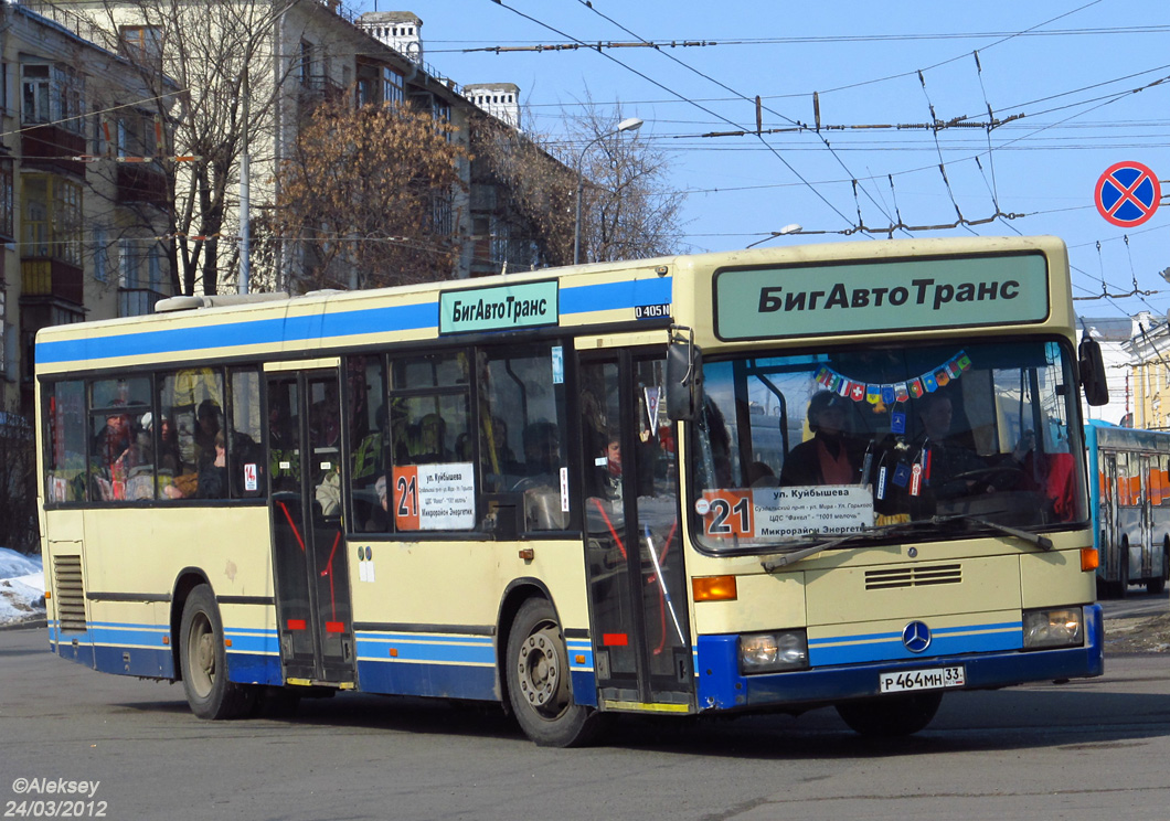 Владимирская область, Mercedes-Benz O405N2 № Р 464 МН 33