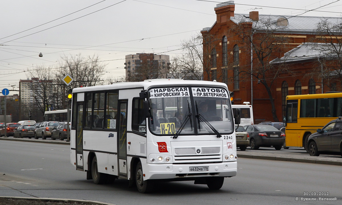 Санкт-Петербург, ПАЗ-320402-05 № n340