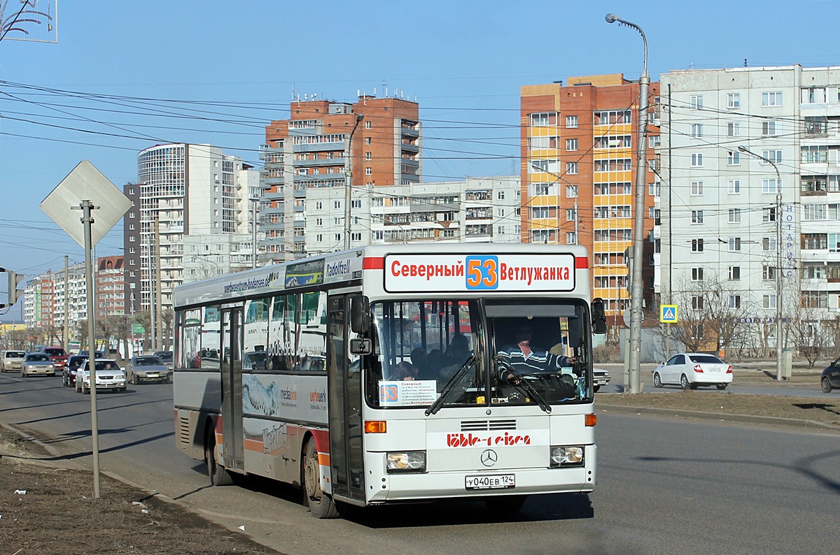 Красноярский край, Mercedes-Benz O405 № У 040 ЕВ 124