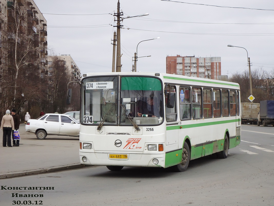 Санкт-Петербург, ЛиАЗ-5256.25 № 3266