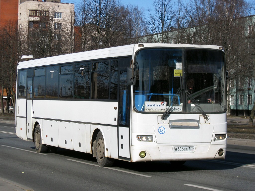 Санкт-Петербург, ЛиАЗ-5256.23-01 (ГолАЗ) № В 386 ЕЕ 178