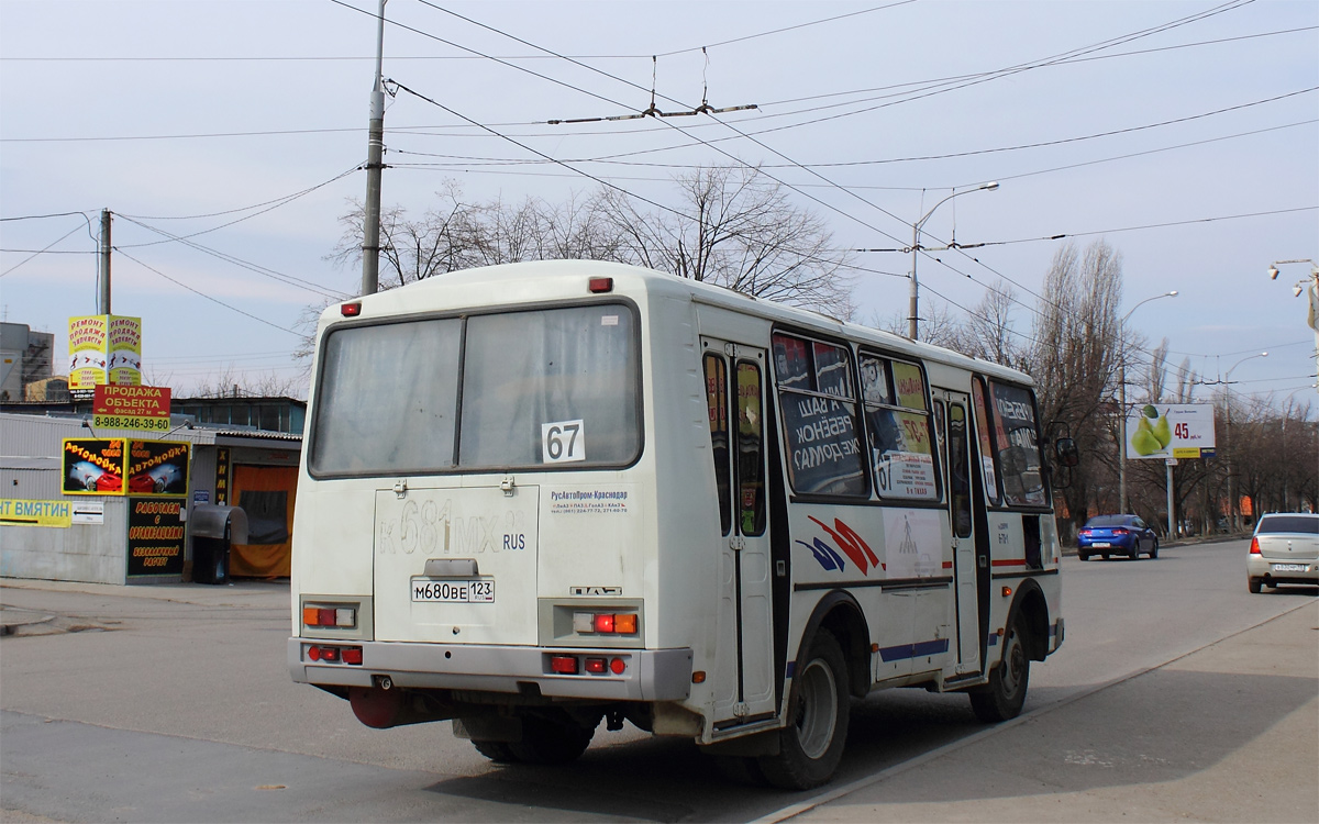 Краснодарский край, ПАЗ-32054 № М 680 ВЕ 123