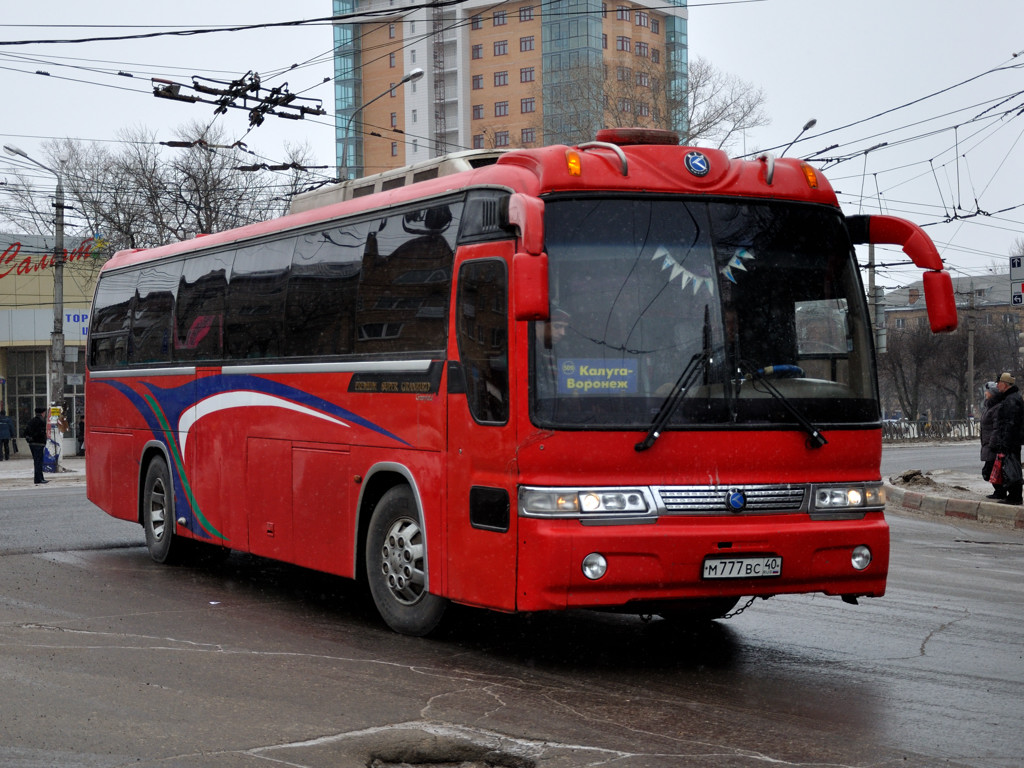 Калужская область, Kia Granbird Super Premium № М 777 ВС 40 — Фото —  Автобусный транспорт