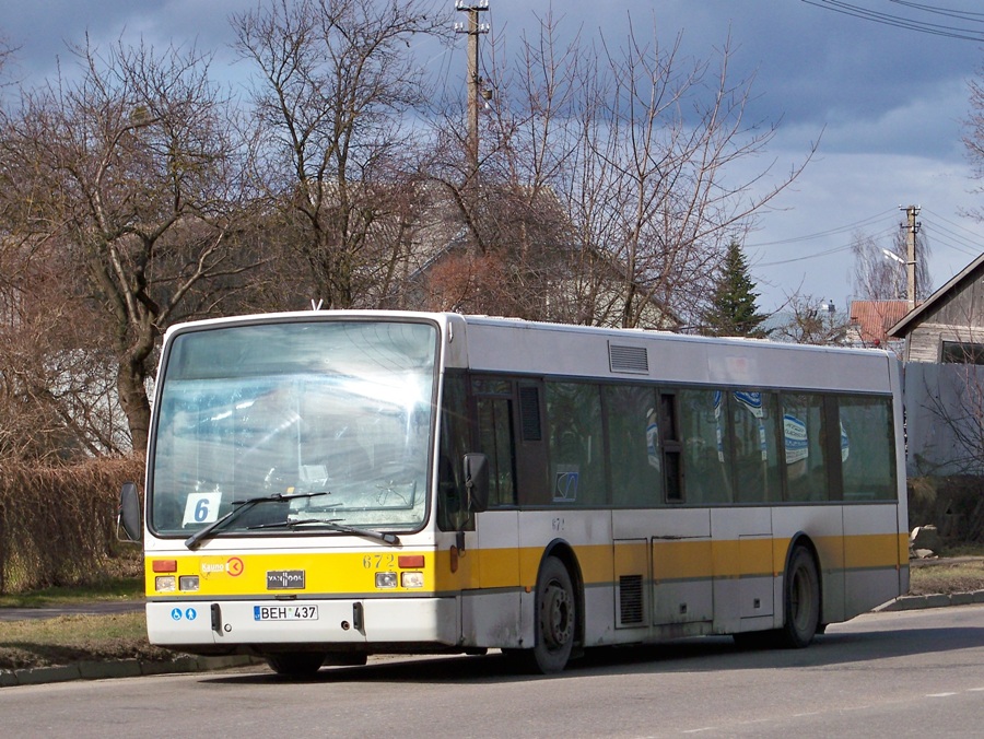 Литва, Van Hool A300 № 672