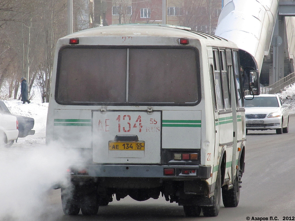 Омская область, ПАЗ-32053 № 22