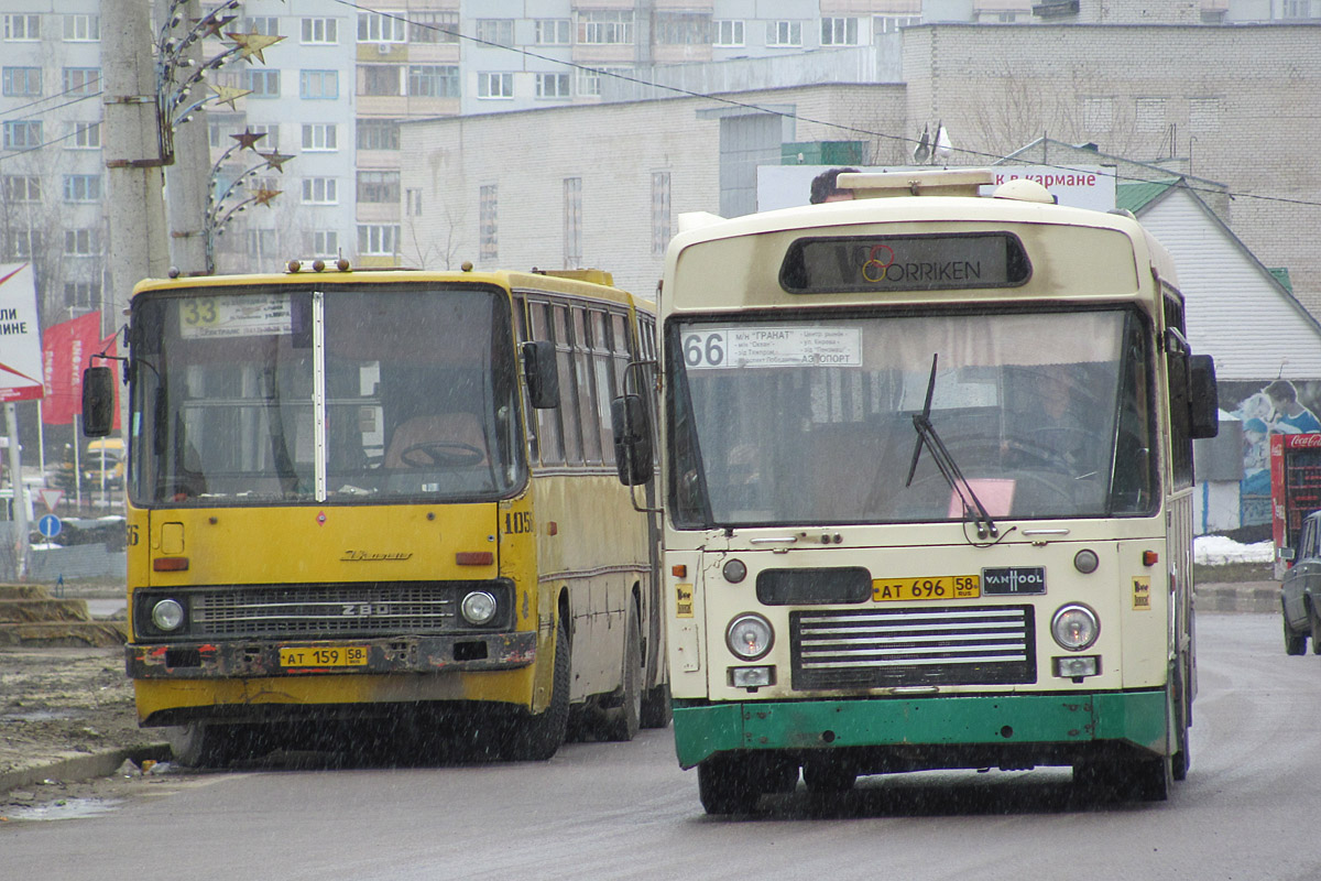 Penza region, Ikarus 280.08 Nr. 1056; Penza region, Van Hool A120/20 Nr. АТ 696 58; Penza region — Miscellaneous photos