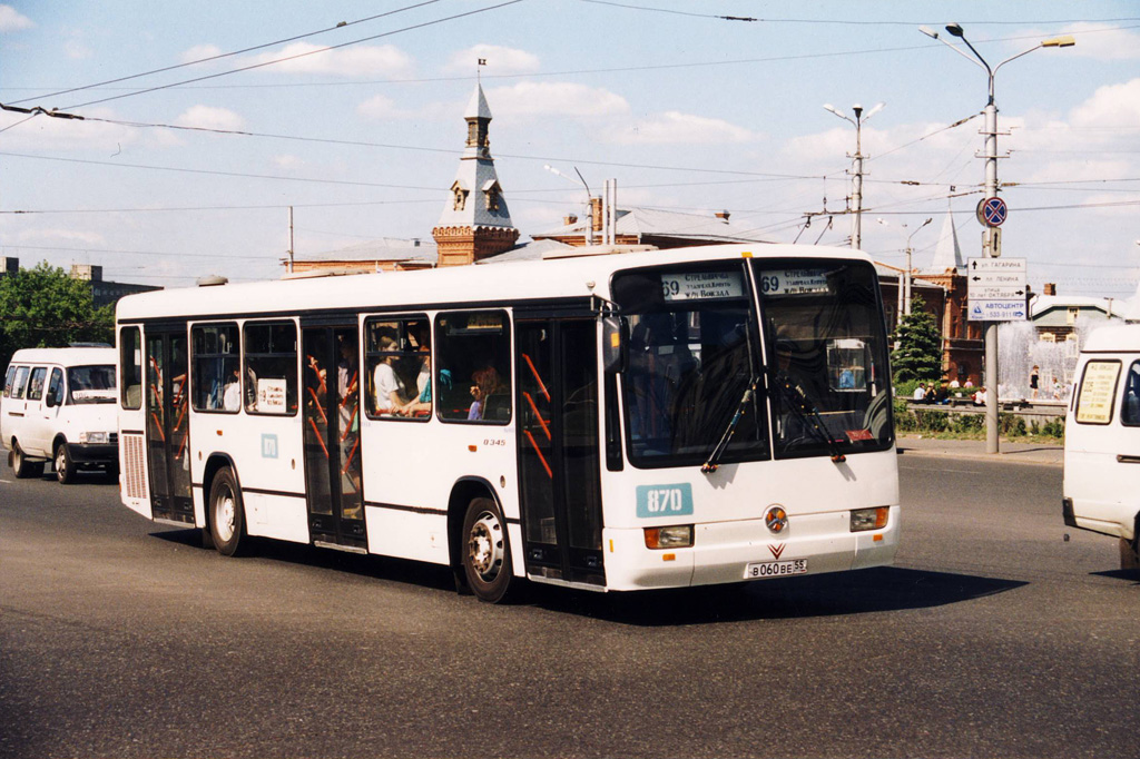 Омская область, Mercedes-Benz O345 № 870