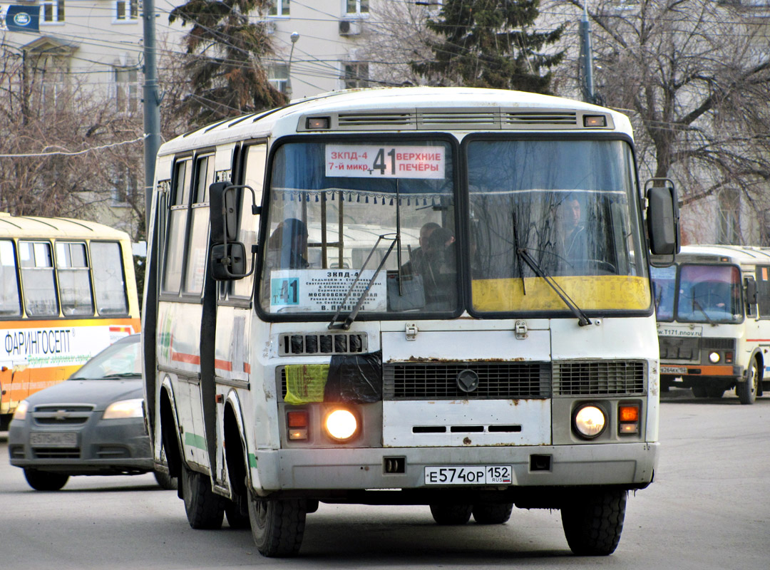 Нижегородская область, ПАЗ-32054 № Е 574 ОР 152