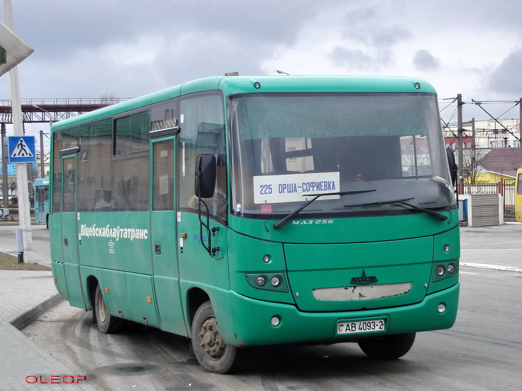 Vitebsk region, MAZ-256.170 č. АВ 4093-2