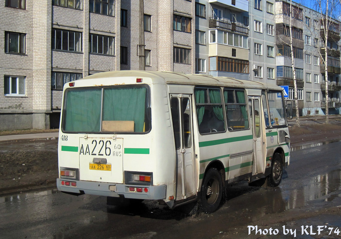 Псковская область, ПАЗ-32054-07 № 418