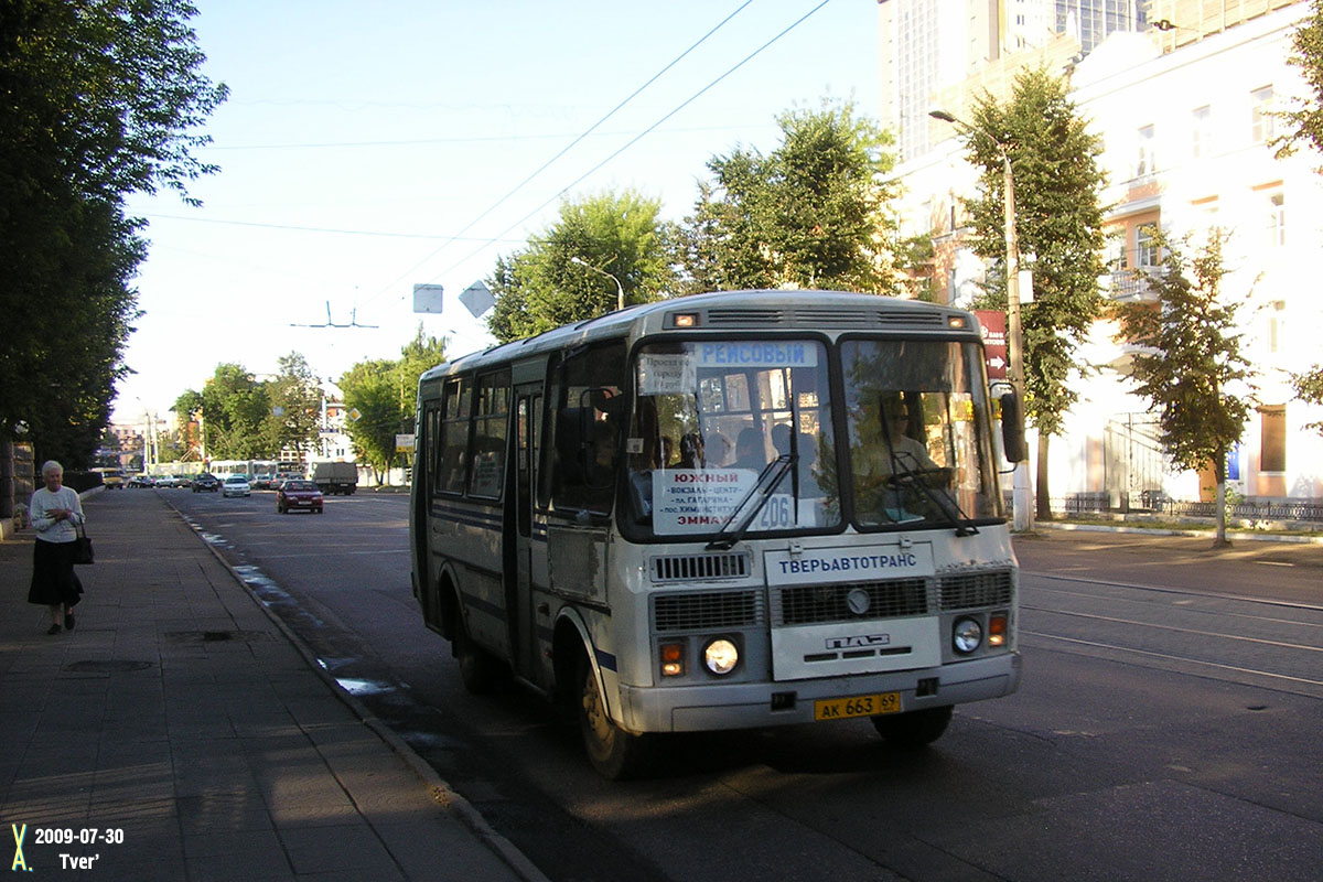 Тверская область, ПАЗ-32054 № АК 663 69