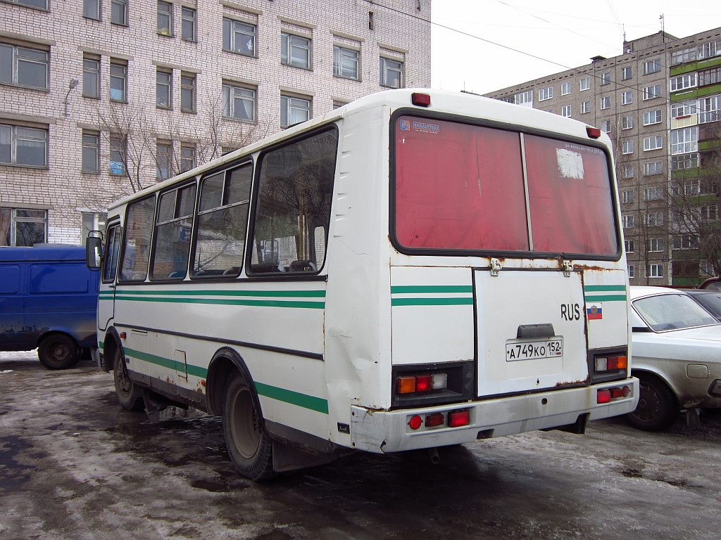 Нижегородская область, ПАЗ-32053 № А 749 КО 152