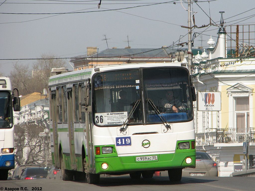 Омская область, ЛиАЗ-5256.45 № 419