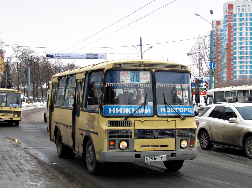 Нижегородская область, ПАЗ-32054 № Е 951 МР 152