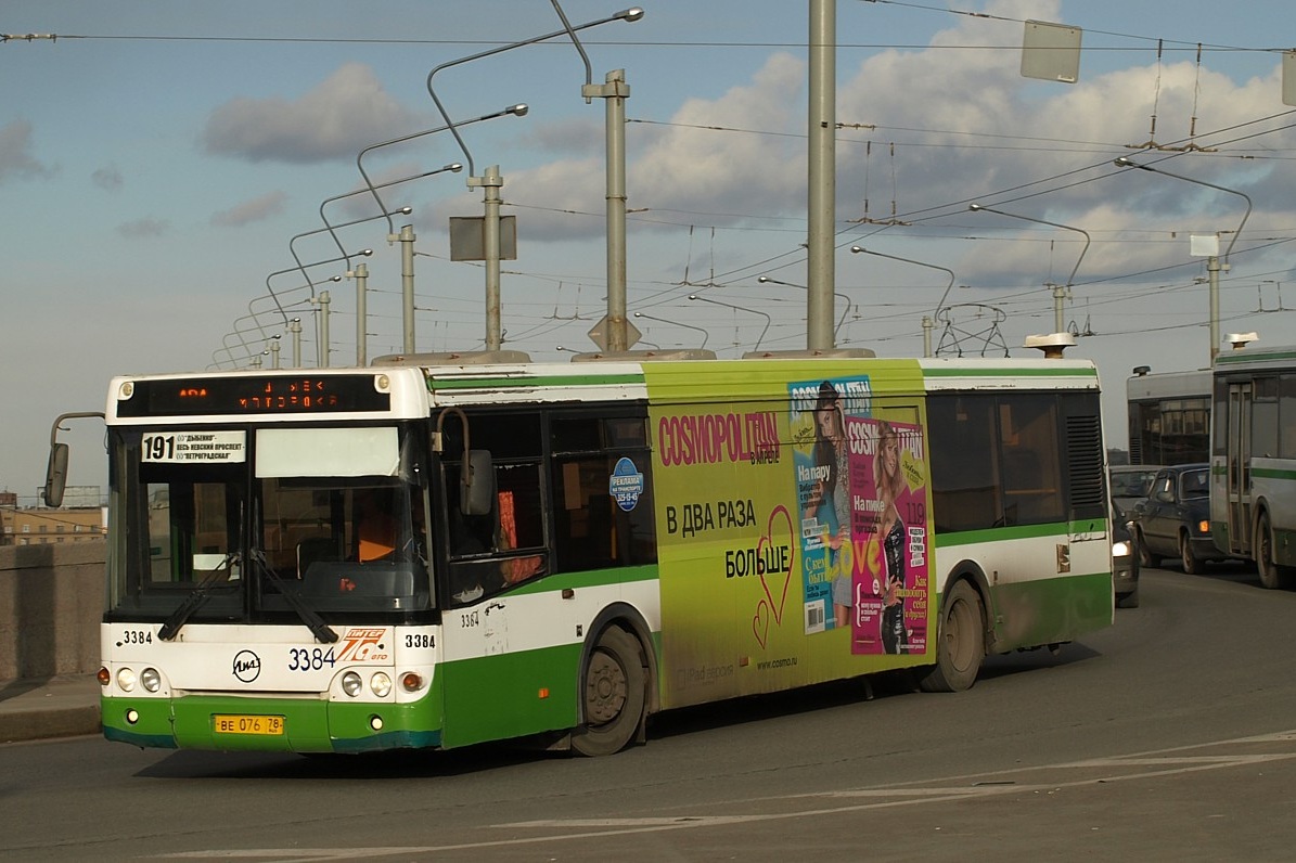 Санкт-Петербург, ЛиАЗ-5292.20 № 3384