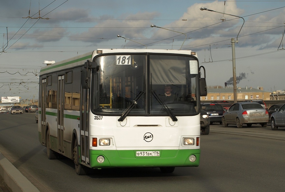 Санкт-Петербург, ЛиАЗ-5293.53 № 3537