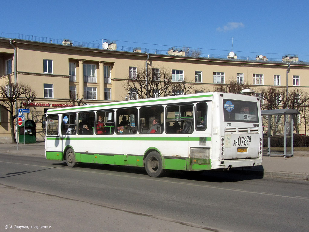 Санкт-Петербург, ЛиАЗ-5256.26 № 3177