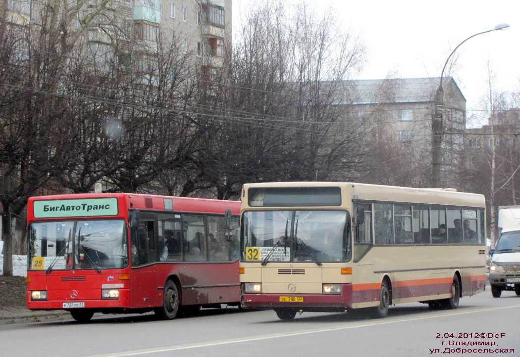 Владимирская область, Mercedes-Benz O405 № ВС 788 33